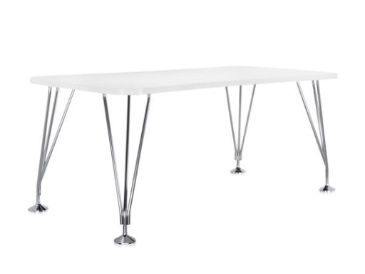 Masa Kartell Max design Ferruccio Laviani 160x80cm alb