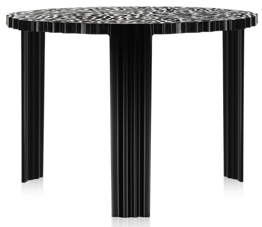 Masuta Kartell T-Table design Patricia Urquiola 50cm h 36cm negru