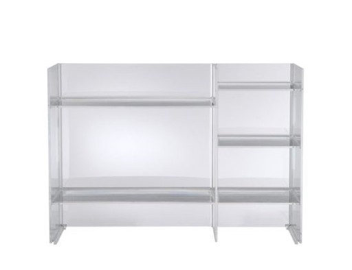 Comoda Kartell Sound-Rack design Ludovica & Roberto Palomba 75x26x53cm transparent