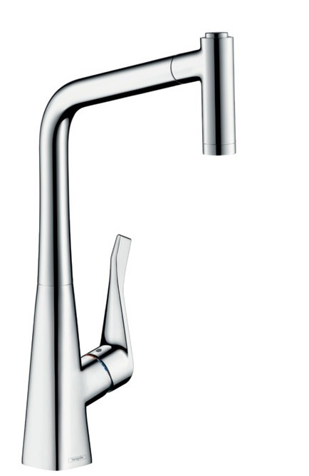 Baterie bucatarie Hansgrohe M7116-H320 ComfortZone 320 dus extractibil cu doua tipuri de jet crom