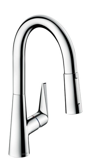 Baterie bucatarie Hansgrohe M5116-H160 ComfortZone 160 dus extractibil cu doua tipuri de jet crom