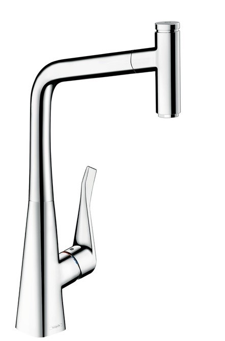 Baterie bucatarie Hansgrohe M7115-H320 ComfortZone 320 dus extractibil crom