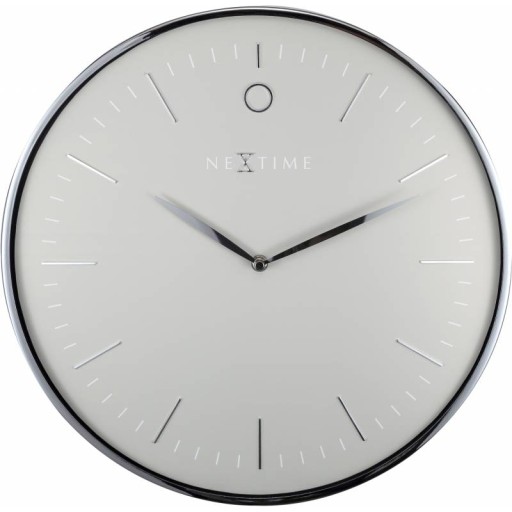 Ceas de perete NeXtime Glamour 40cm Silver