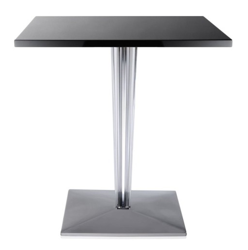 Masa Kartell TopTop design Philippe Starck & Eugeni Quitllet 70x70cm negru