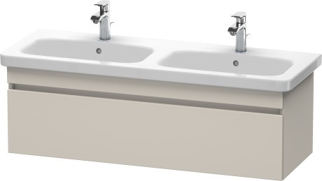 Dulap baza Duravit DuraStyle 123x44.8cm sertar cu inchidere lenta taupe mat