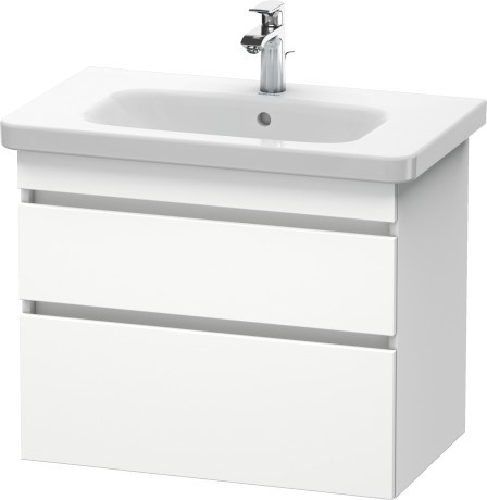 Dulap baza Duravit DuraStyle 73x44.8cm 2 sertare cu inchidere lenta alb mat