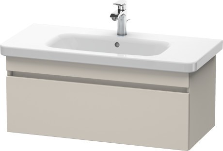 Dulap baza Duravit DuraStyle 93x44.8cm sertar cu inchidere lenta taupe mat