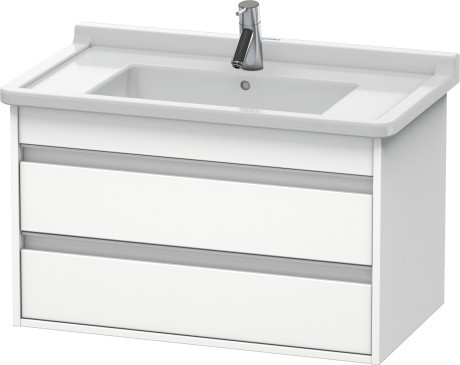 Dulap baza Duravit Ketho 80x46.5cm 2 sertare inchidere lenta white