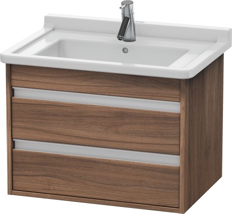 Dulap baza Duravit Ketho 65x46.5cm 2 sertare inchidere lenta nuc