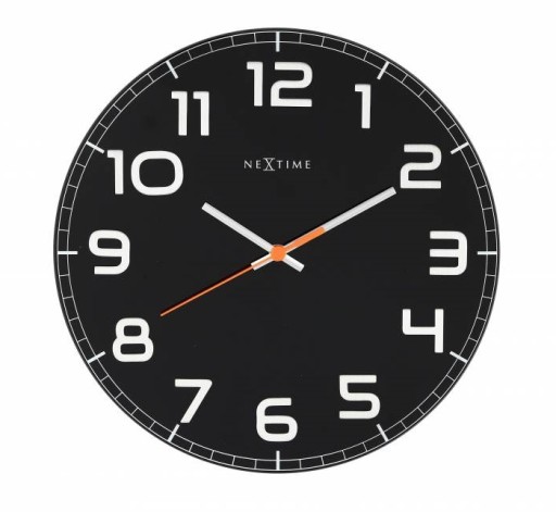 Ceas de perete NeXtime Classy Round 30cm negru-alb