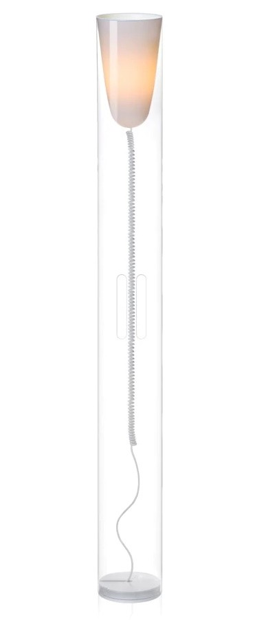 Lampadar Kartell Toobe design Ferruccio Laviani h170cm d20cm transparent