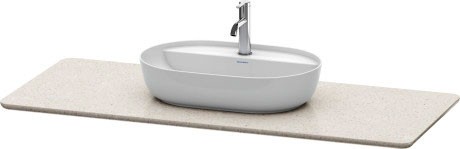 Blat compozit pentru lavoar Duravit Luv 1388x595mm nisipiu structurat