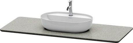 Blat compozit pentru lavoar Duravit Luv 1388x595mm gri structurat