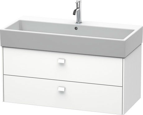 Dulap baza suspendat Duravit Brioso 984x442mm cu doua sertare alb mat