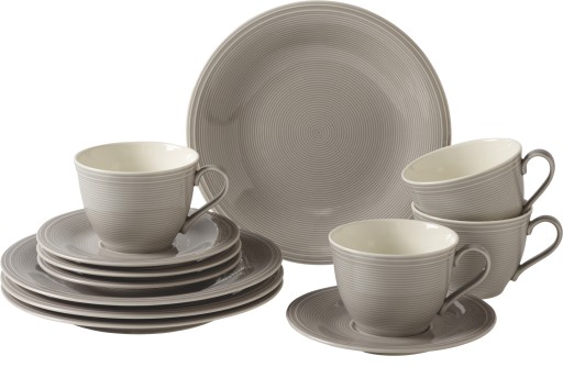 Set servire like. By Villeroy & Boch Color Loop Stone Coffee 12 piese