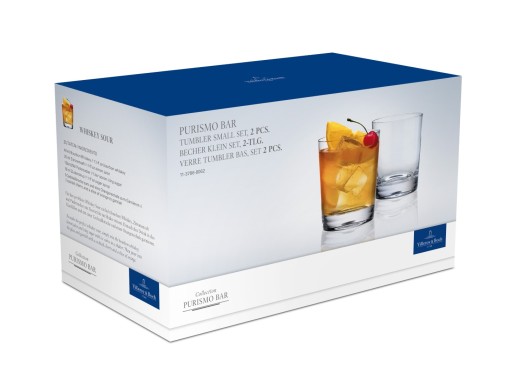 Set 2 pahare Villeroy & Boch Purismo Bar 95mm 320ml