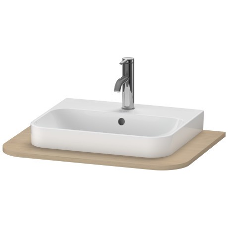 Blat pentru lavoar Duravit Happy D.2 Plus 65x48cm stejar mediteranean