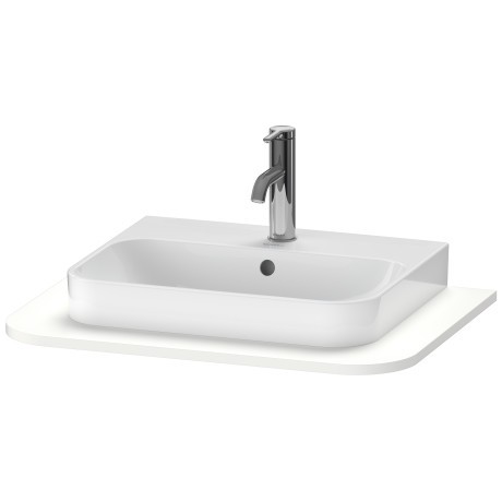 Blat pentru lavoar Duravit Happy D.2 Plus 65x48cm alb mat satinat