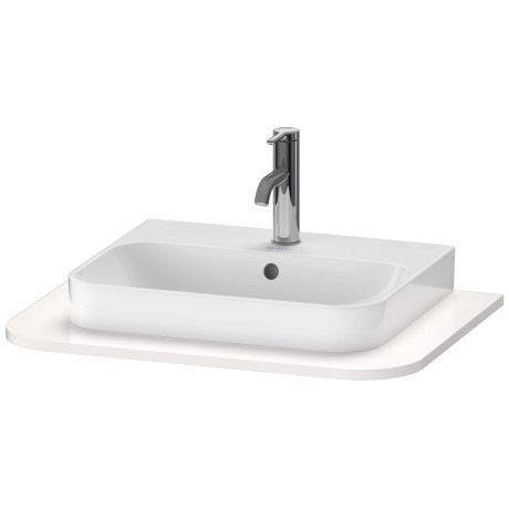 Blat pentru lavoar Duravit Happy D.2 Plus 65x48cm alb lucios