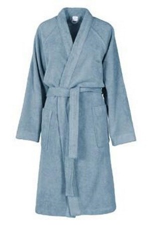 Halat de baie kimono Descamps La Mousseuse 4 M Bleu Orage