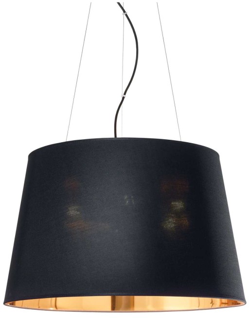 Suspensie Ideal Lux Nordik SP4 4x60W E27 h34-243cm negru mat