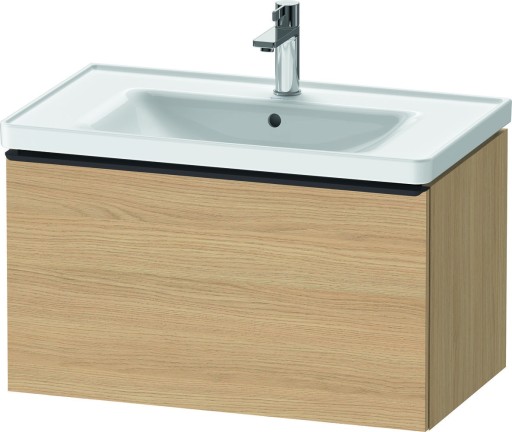 Dulap baza Duravit D-Neo cu 1 sertar pentru lavoar 80cm Natural Oak