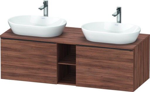 Dulap baza Duravit D-Neo cu 2 sertare pentru lavoar 140cm Natural Walnut Decor