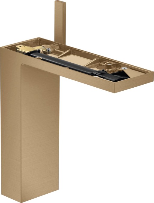 Baterie lavoar Hansgrohe Axor MyEdition 230 ventil push-open fara placa superioara bronz periat