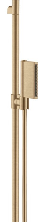 Set de dus Hansgrohe Axor ONE cu 2 jeturi si bara de 0.9m bronz periat