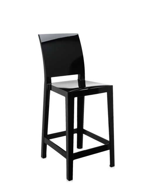 Set 2 scaune inalte Kartell One More Please design Philippe Starck 65cm negru