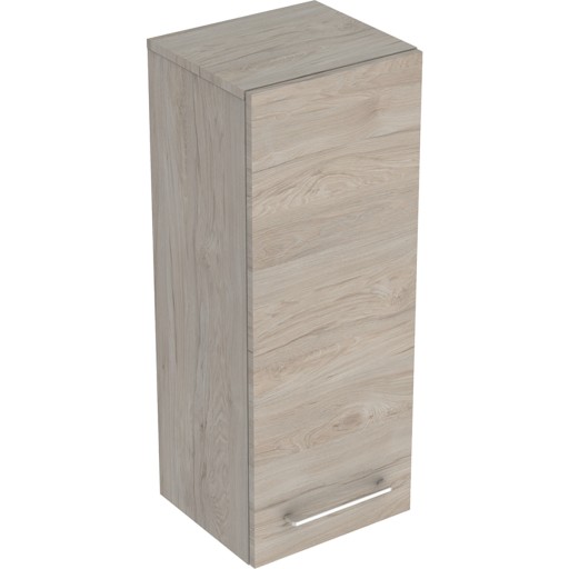 Dulap mediu suspendat Geberit Selnova 33x85x29.7cm nuc American deschis