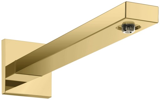 Brat de dus Hansgrohe Rainfinity Square 38.9cm gold optic lustruit