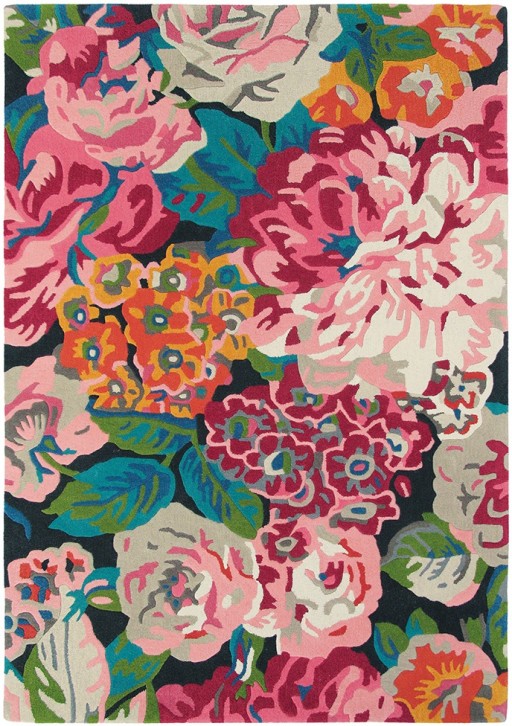 Covor Sanderson Rose & Peony 140x200cm 45005 rosu Cerise