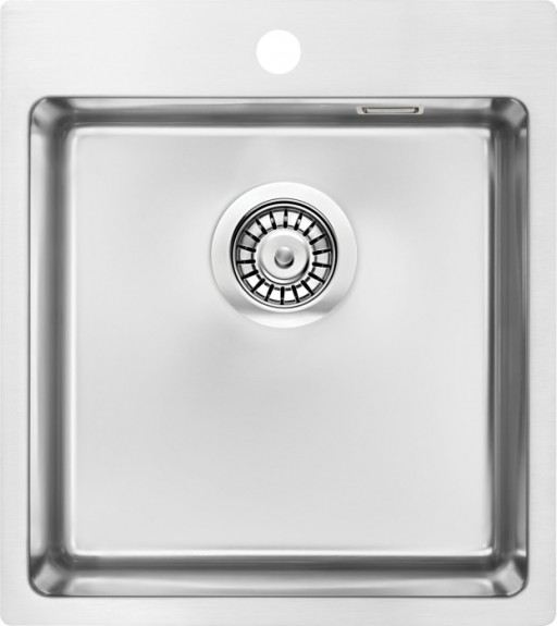 Chiuveta bucatarie inox Deante Olfato, 45x50 cm, otel slefuit