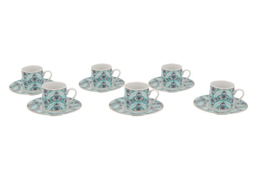 Set de cafea Kutahya Porselen, RU12KT4309734, 12 piese, portelan