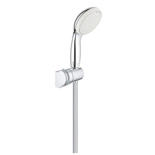 Set dus Grohe New Tempesta 100, 5.7 l/min, 2 functii, suport ajustabil, furtun inclus, Crom-2760110E