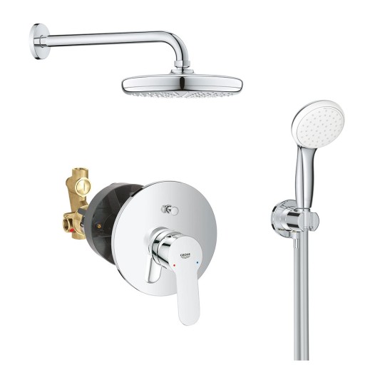 Sistem dus montaj incastrat Grohe Bauedge Perfect Shower 210 ,corp incastrat inclus