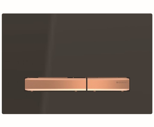 Clapeta actionare Geberit Sigma50 negru detalii rose-gold