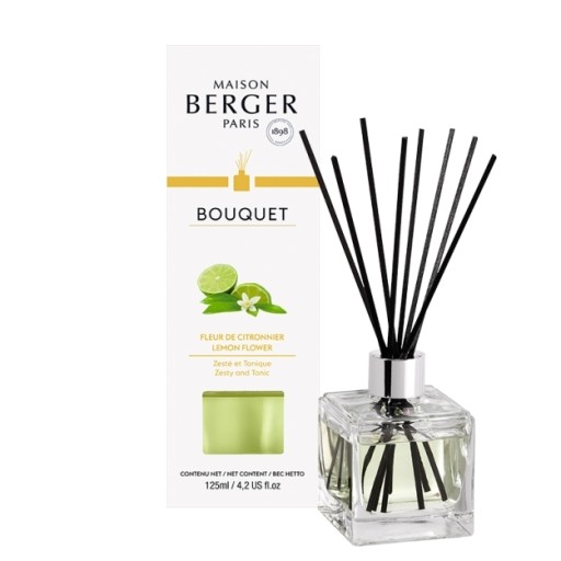 Difuzor parfum camera Maison Berger Bouquet Parfume Cube Fleur de Citronnier 125ml