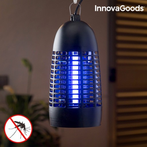 Lampa antitantari KL-1600 InnovaGoods 4W, Ø11x25 cm, negru