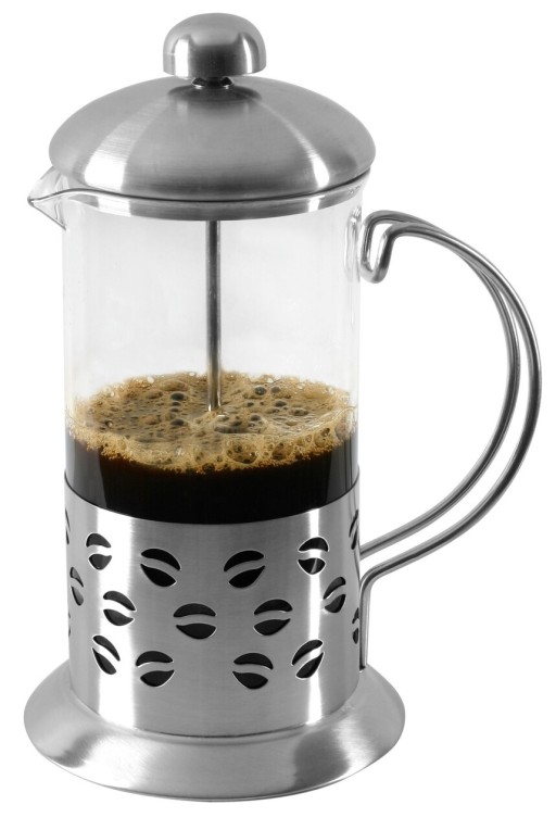 Filtru cafea Larissa, Ambition, 600 ml, sticla, model boabe cafea