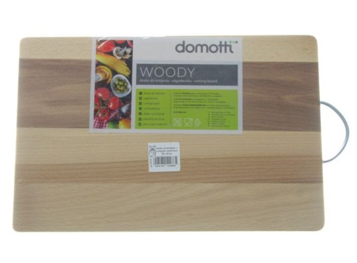 Tocator cu maner Woody, Domotti, 30x20 cm, lemn