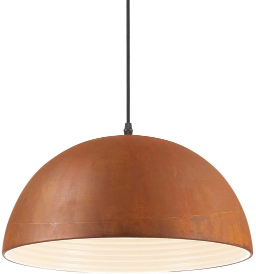 Pendul Ideal Lux Folk SP1 D40 max 1x60W E27 d40cm caramiziu