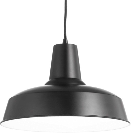 Pendul Ideal Lux Moby SP1 max 1x42W E27 d35cm negru