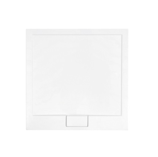 Cadita dus patrata Besco Axim Ultraslim 80x80x4.5cm alb