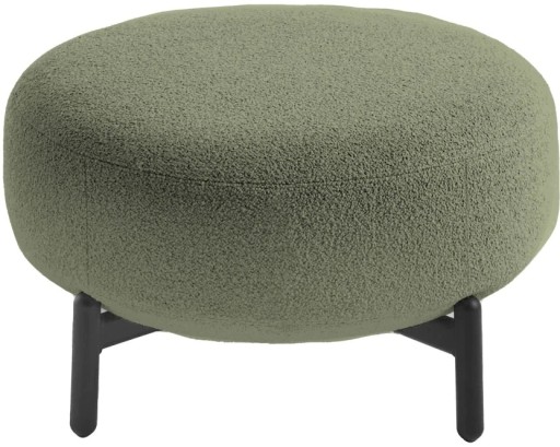 Pouf Kartell Lunam design Patricia Urquiola tapiterie Orsetto Verde