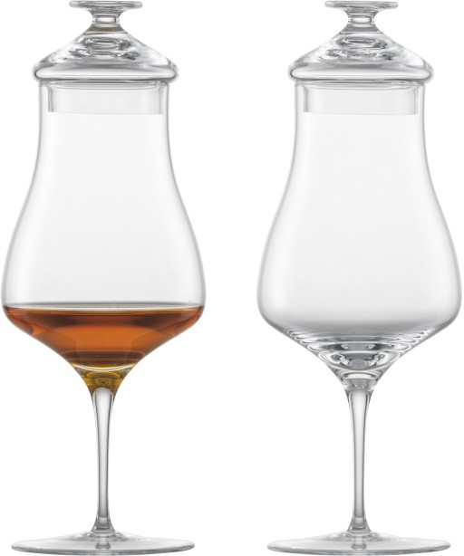 Set 2 pahare cu capac Zwiesel Glas Alloro Whisky Nosing handmade 294ml