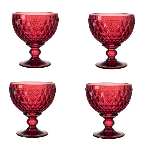 Set 4 pahare Villeroy & Boch Boston Champagne Red 0.40 litri