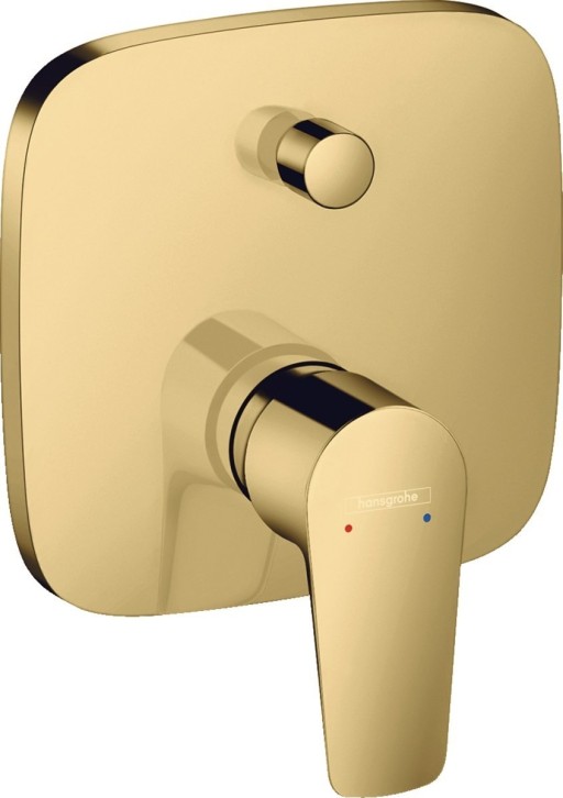 Baterie cada Hansgrohe Talis E cu montaj incastrat, polished gold optic - 71745990