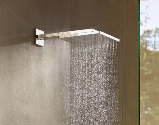 Palarie de dus Hansgrohe Raindance E 300, cu prindere pe perete cu brat 30 mm, crom - 26238000